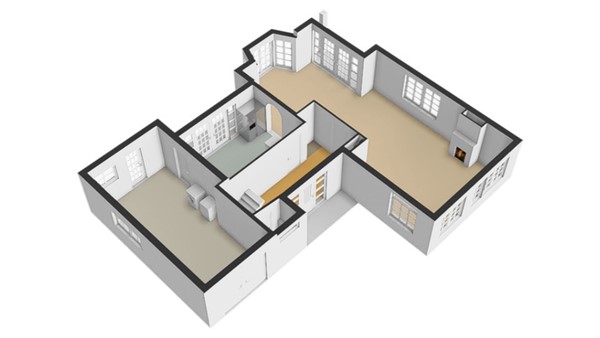 Floorplan - Achterdijk 8, 3161 EC Rhoon